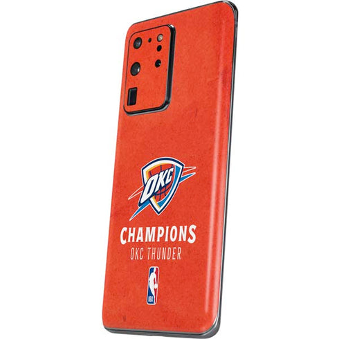2025 NBA Champions Oklahoma City Thunder Galaxy S20 Ultra 5G Skin